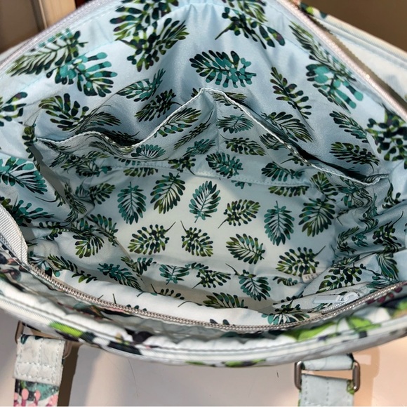 Vera Bradley Seawater Blooms Multi-Strap Shoulder Bag in Performance Twill - Picture 3 of 8